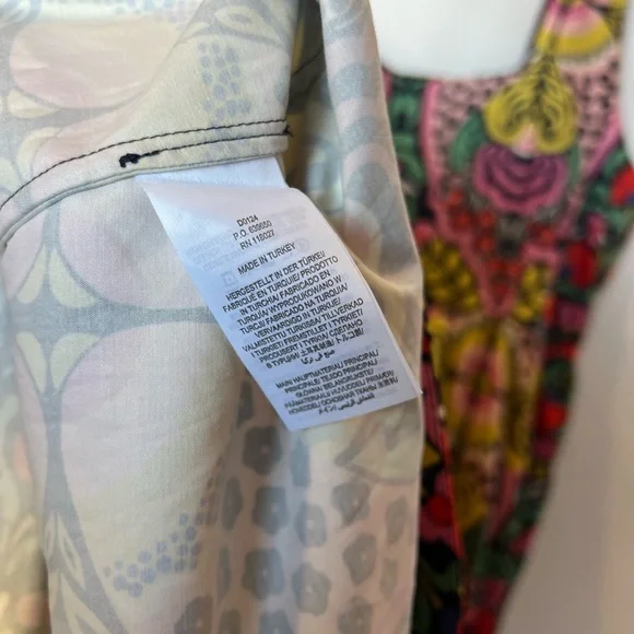 Boden Square Neck Cotton Midi Dress in Vibrant Folk Floral Print - Picture 12 of 15